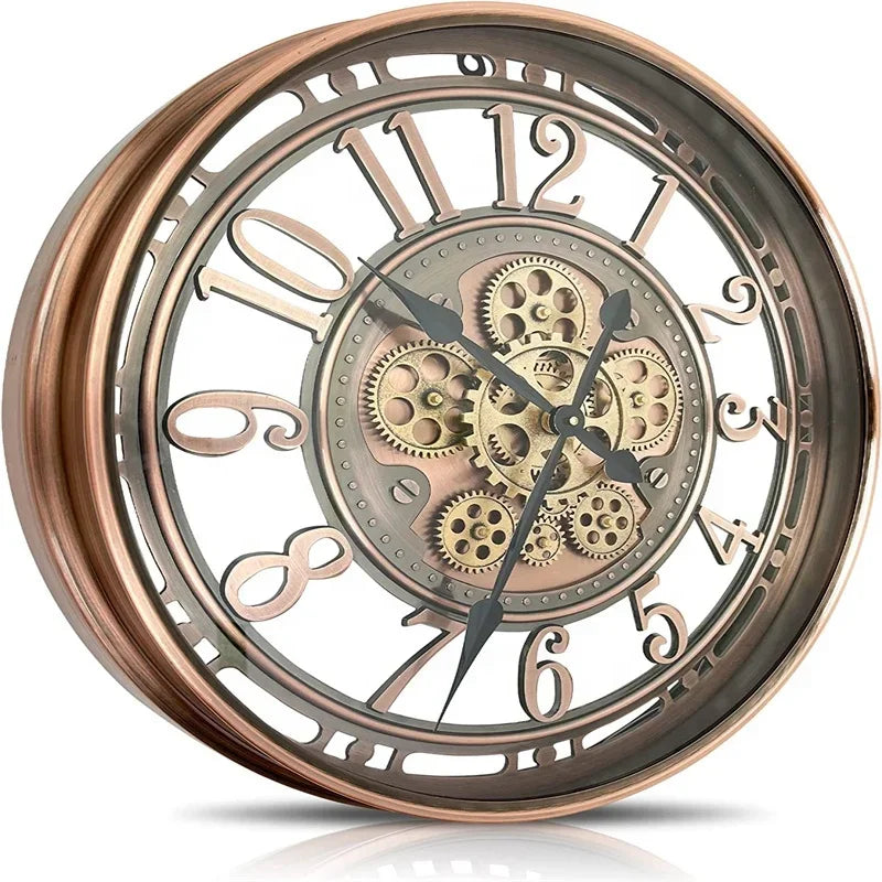 horloge murale mobile en métal décoration intérieure élégante et durable - vue 7 sur 7