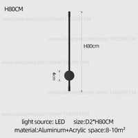 Minimalist modern nordic designer wall light