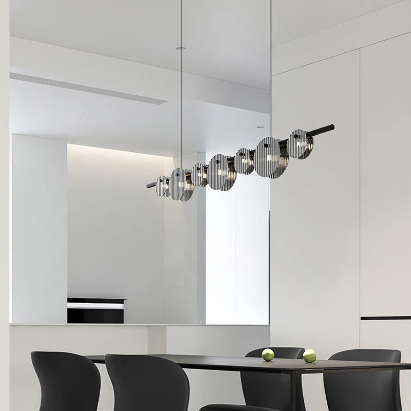 suspension led moderne style minimaliste pour intérieur artistique - vue 5 sur 9