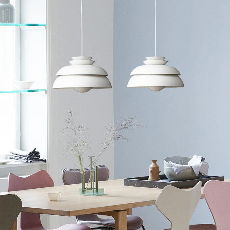 suspension design scandinave moderne à led - vue 4 sur 8