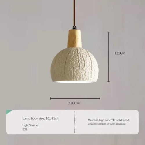 lustre moderne en bois et marbre pour intérieur élégant - vue 12 sur 14
