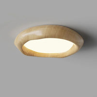 Plafonnier créatif en bois de noyer