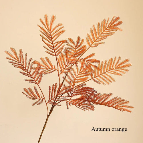 plante artificielle mimosa pour décoration rustique et accessoires photo