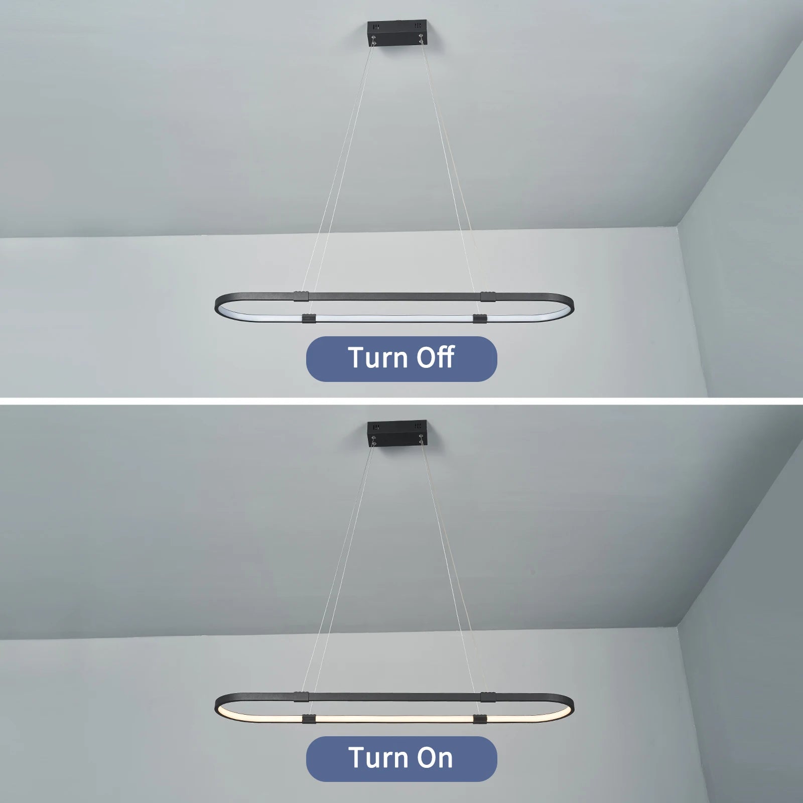 Suspension LED modernes pour salle à manger - vue 3 sur 7