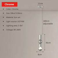 suspension moderne lumineuse pour décoration intérieure élégante