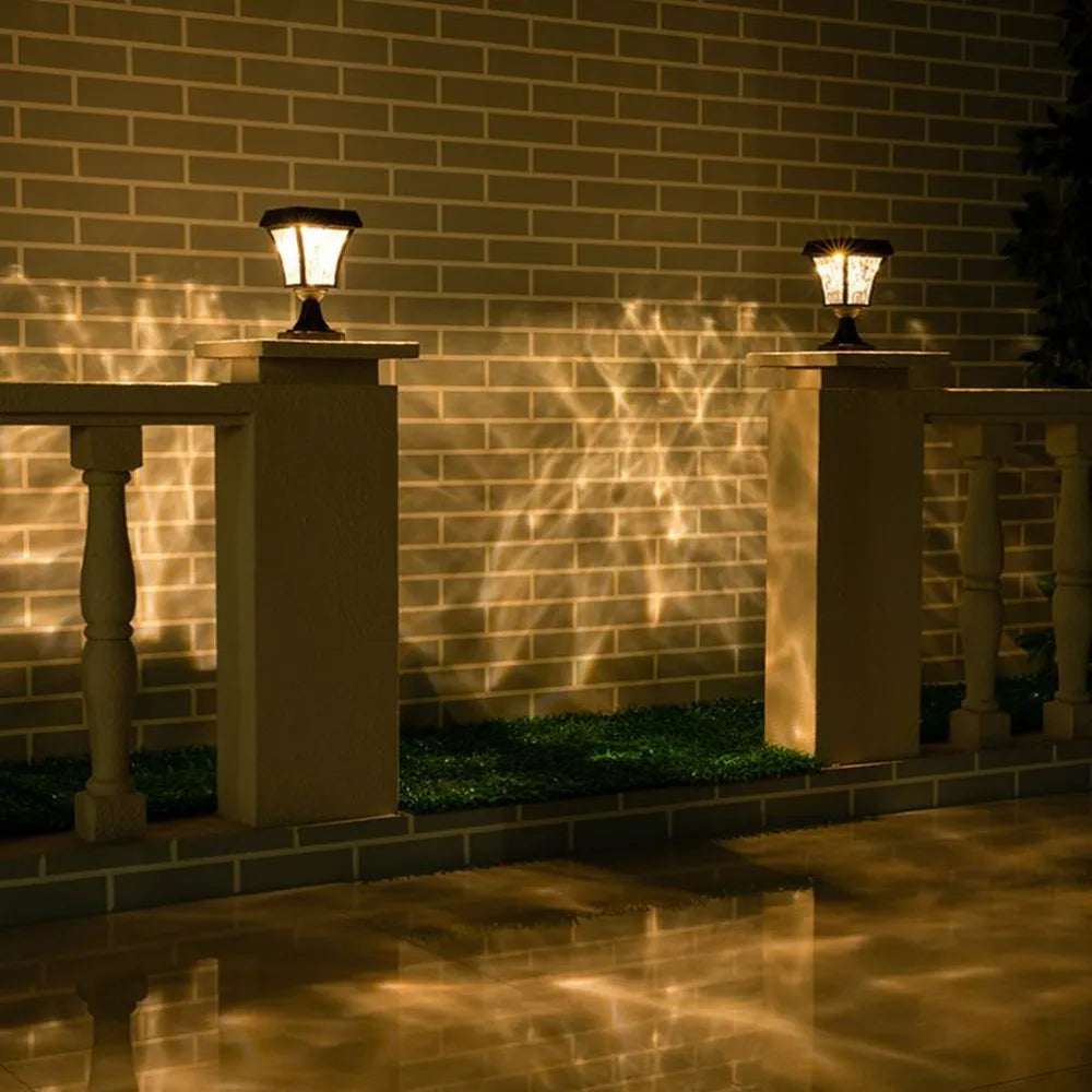lampe solaire extérieure led imperméable pour jardin et espace extérieur - vue 5 sur 7