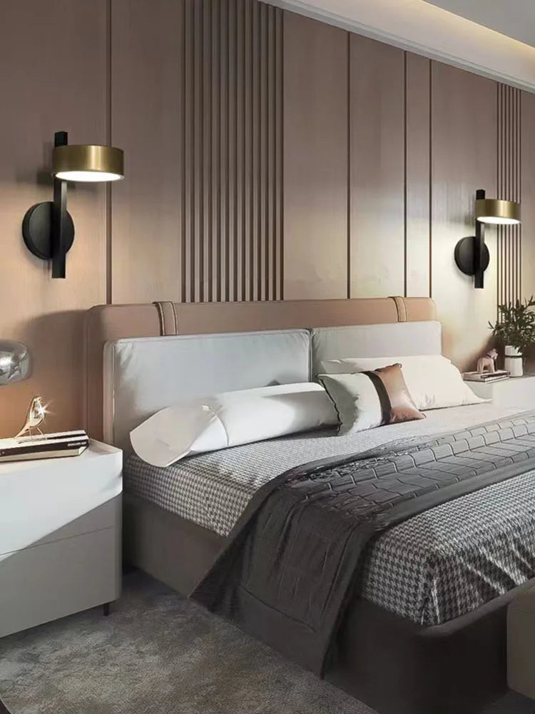 Nordic Creative Bedroom, Bedside Lamp Wall Lamp Personalized and Simple Hallway Entrance Wall Lamp Modern and Simple Living Room