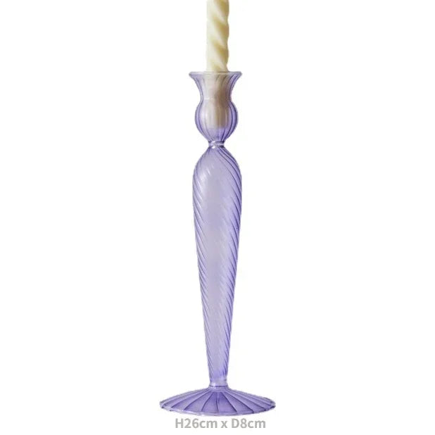 bougeoirs décoratifs en verre pour mariage et décoration intérieure - vue 24 sur 32