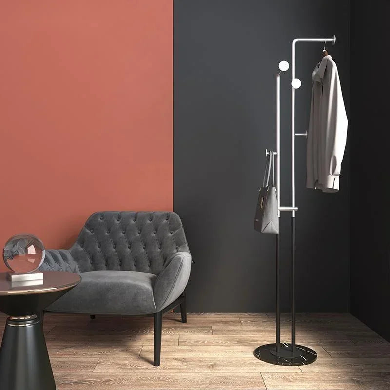 porte-manteau double tube style nordique pour intérieur et extérieur - vue 5 sur 8