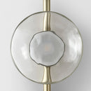 Modern minimalist glass LED wall light for interior decoration