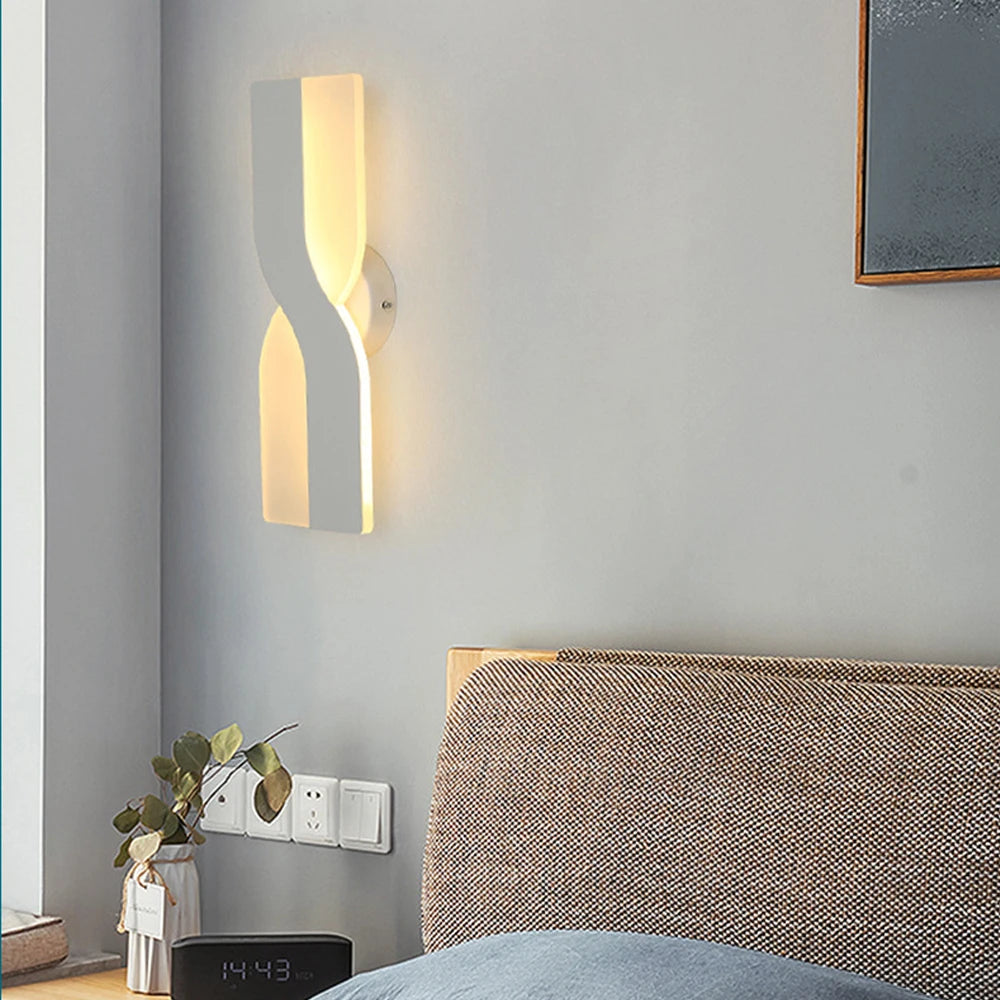 applique murale led moderne pour allée balcon et porche - vue 4 sur 8