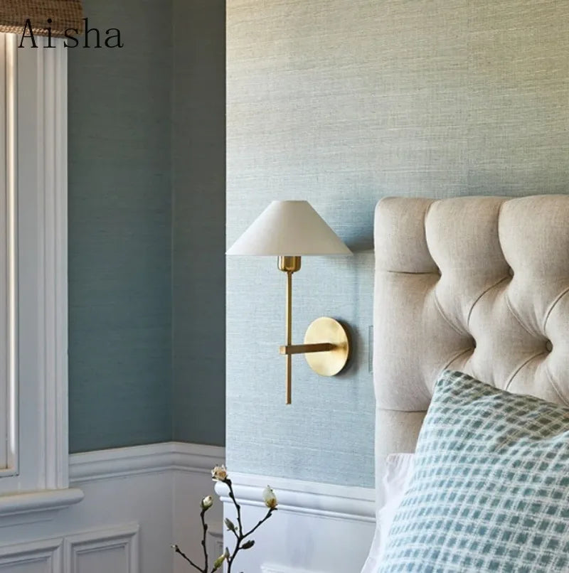 applique murale en tissu design pour éclairage intérieur moderne - vue 3 sur 8