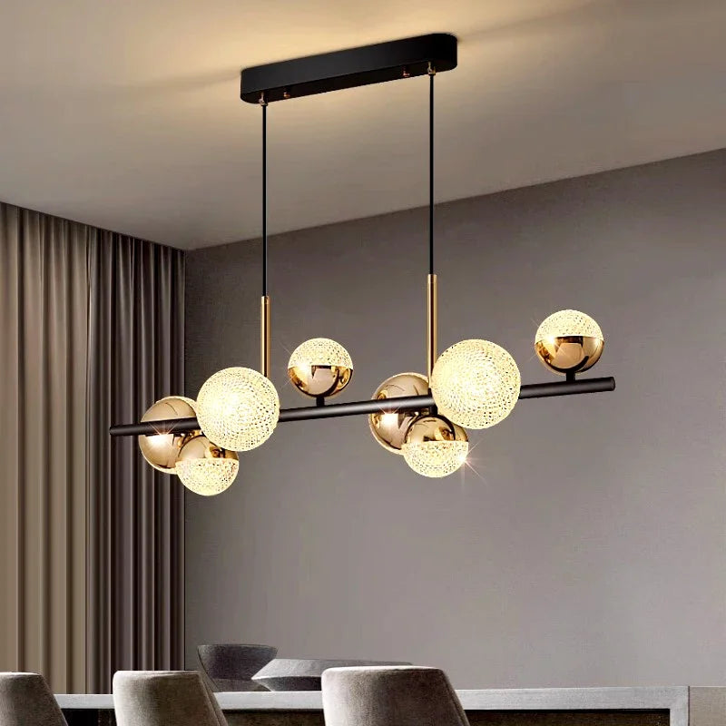 lustre moderne suspension lampes éclairage intérieur suspendues - vue 5 sur 8