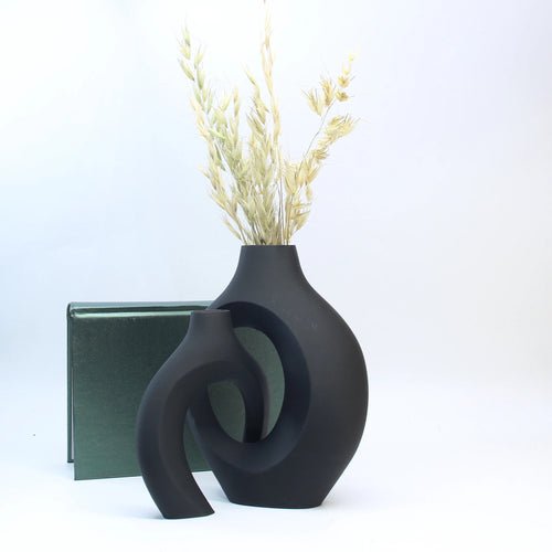 A Set of Hugging Vase Ornaments, Home Decoration Ornaments Vase, Dry Vase, Office, Entrance Cabinet Decorative Vase - vue 7 sur 6
