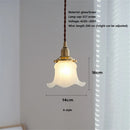 lustre nordique rétro en verre pour décoration intérieure