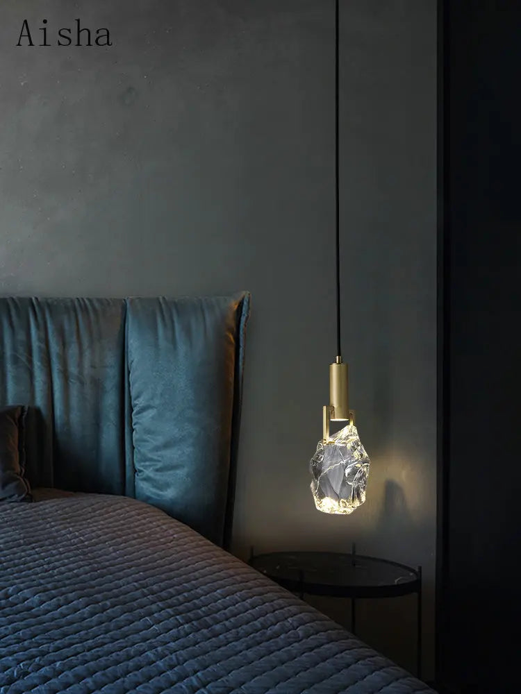 suspension en cristal de luxe pour décoration intérieure élégante - vue 7 sur 11