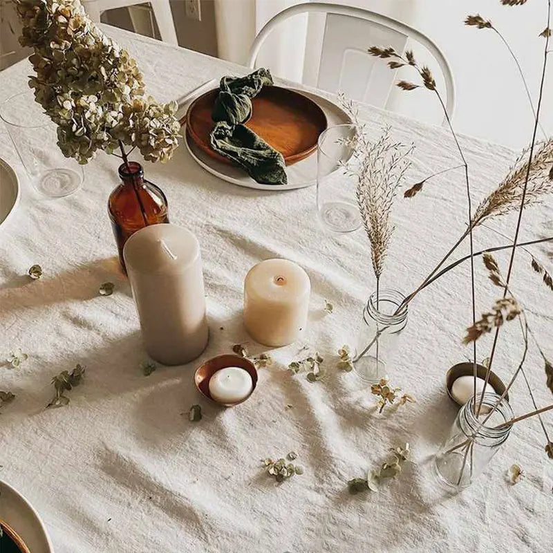 Nappe plissée style français table mariage fête cuisine