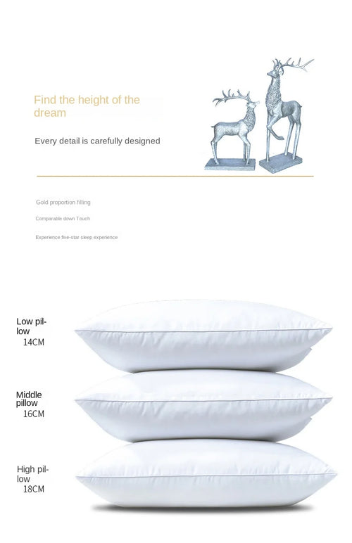 Hotel Collection Bed Pillows for Sleeping King Size Soft, CoolingLuxury Gel Pillow for Back Stomach or Side Sleeper 48X74cm 1PC - vue 7 sur 9