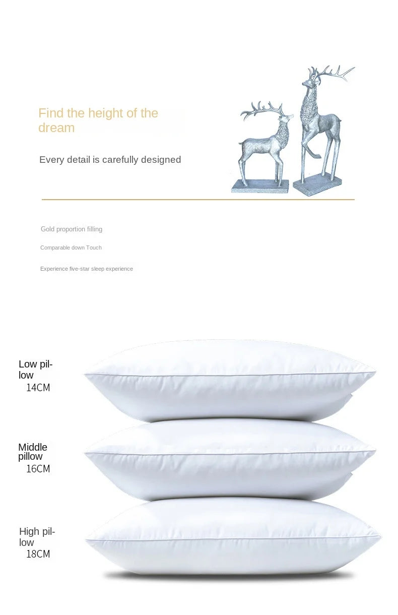 Hotel Collection Bed Pillows for Sleeping King Size Soft, CoolingLuxury Gel Pillow for Back Stomach or Side Sleeper 48X74cm 1PC - vue 6 sur 9