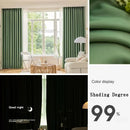 Rideau occultant moderne plissé pour chambre salon