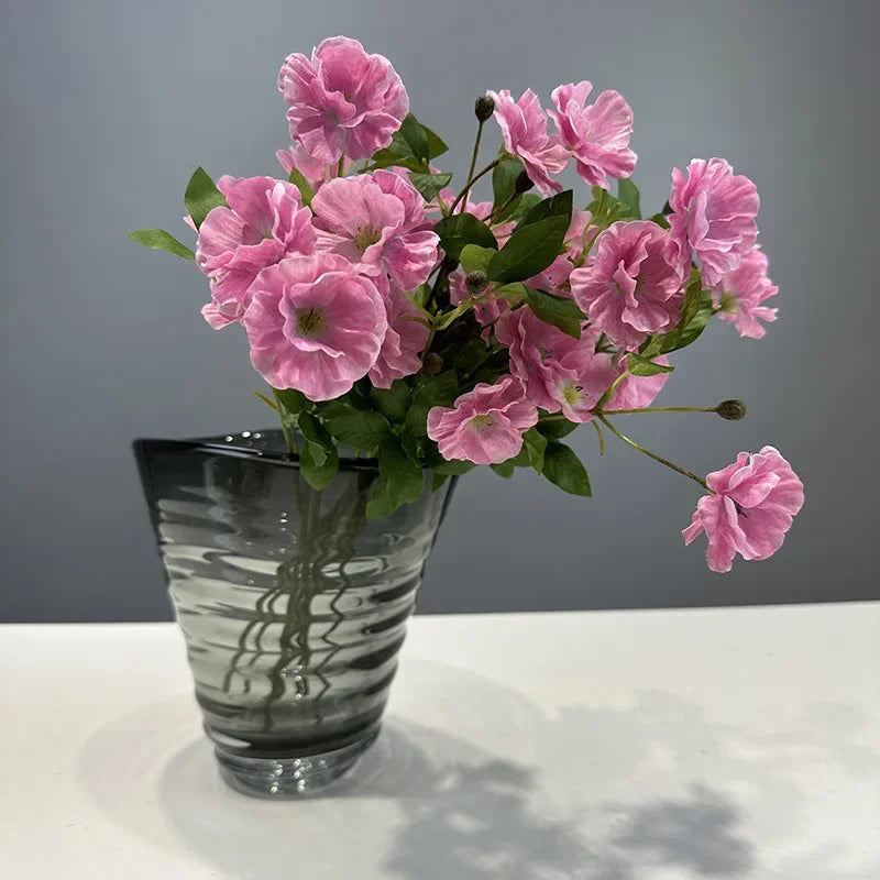 simulation marguerite en soie fleurs artificielles pour décoration intérieure - vue 2 sur 13