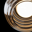 Modern nordic striped glass LED chandelier