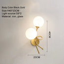 applique murale led avec boule de verre pour intérieur