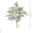 feuilles de bambou dieffenbago en soie pour décoration élégante