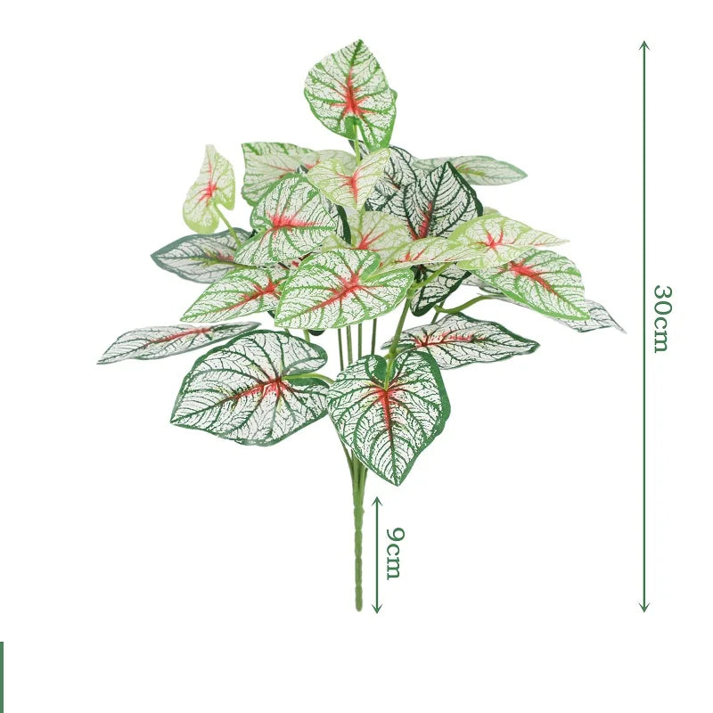 feuilles de bambou dieffenbago en soie pour décoration élégante - vue 15 sur 32