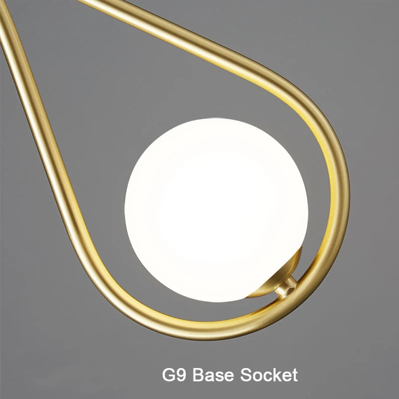 Suspension LED d'intérieur avec cordon G9 - vue 7 sur 9