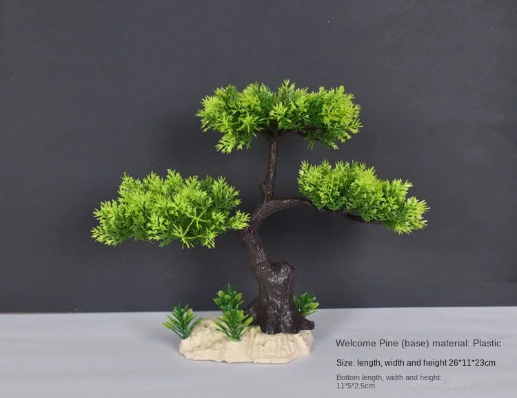 plante artificielle bonsaï en plastique pour décoration intérieure - vue 33 sur 41