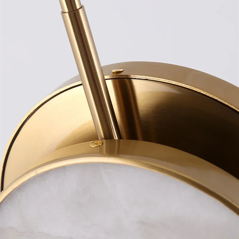 lustre en marbre double face pour décoration intérieure moderne - vue 5 sur 7
