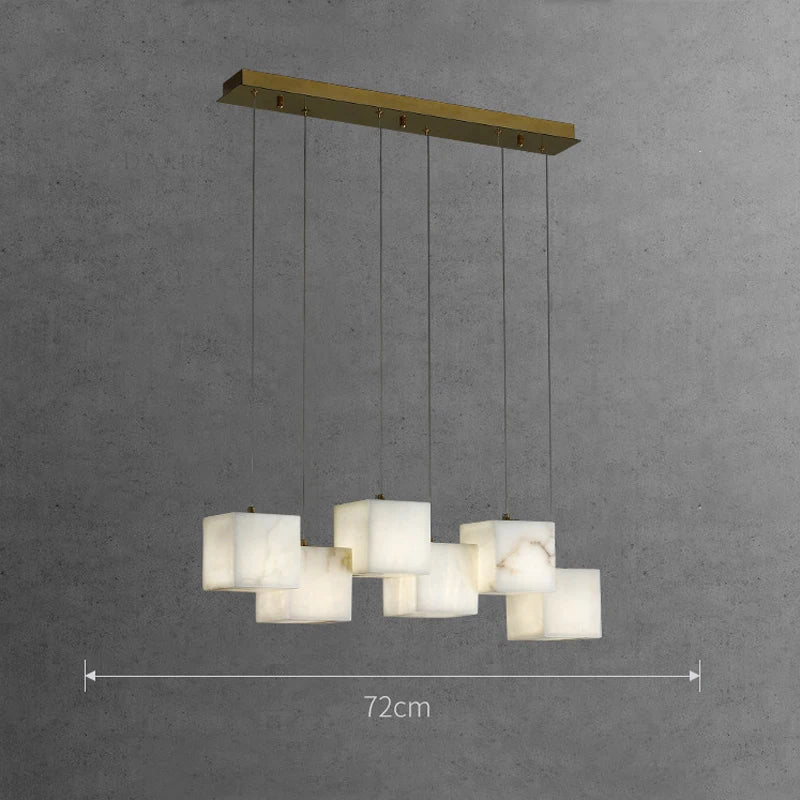 suspension créative en marbre pour décoration intérieure diy - vue 6 sur 7