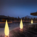 Éclairage solaire paysage RGB conception de gouttelettes d'eau étanche avec télécommande pour porche décorations de jardin lumières Led solaires extérieures