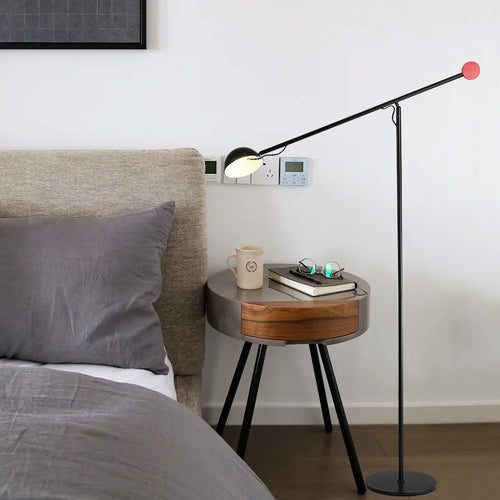 Nordic minimalist floor lamp for elegant interior decor - vue 6 sur 7