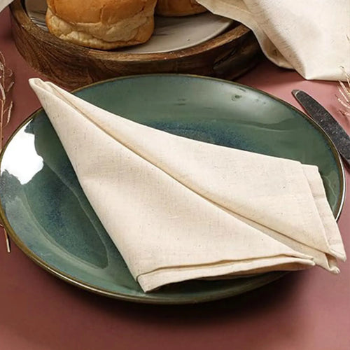Serviette de table épaisse style pastoral réutilisable 40x40cm