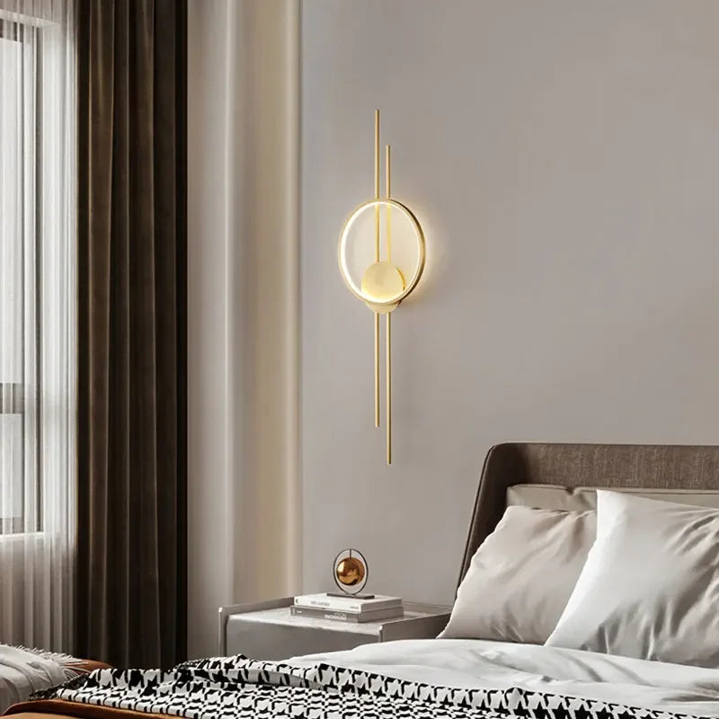 Minimalist Nordic design modern creative wall light for interiors - vue 5 sur 10