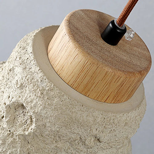 Japanese wabi sabi wall light nordic minimalist style - vue 7 sur 8