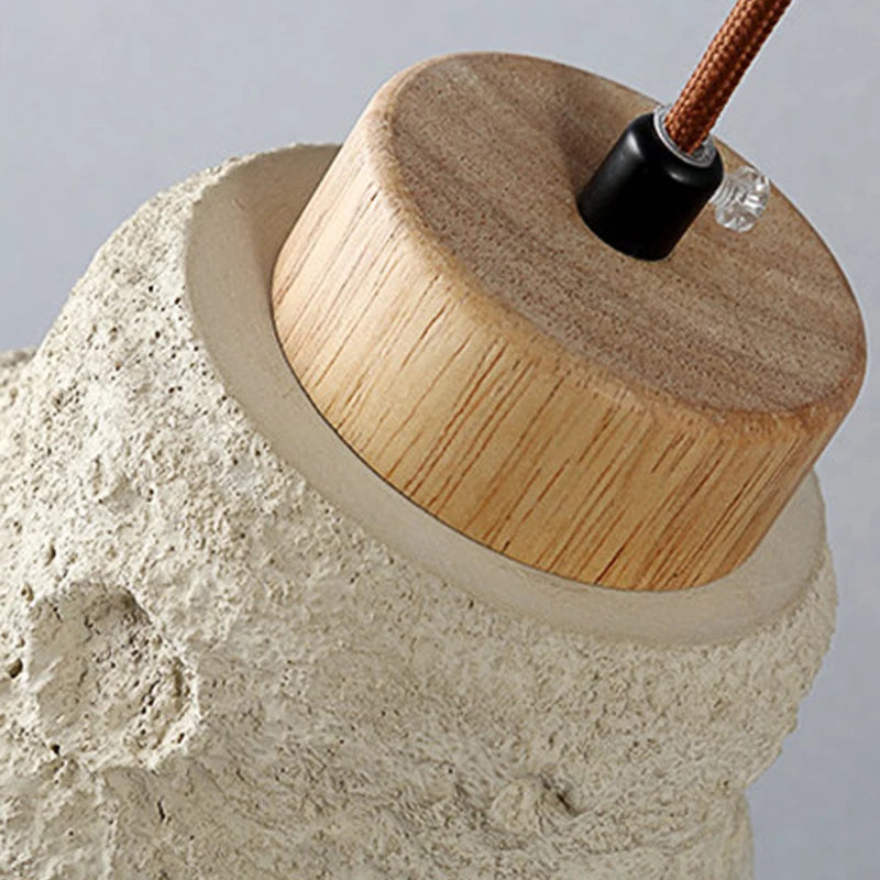 Japanese wabi sabi wall light nordic minimalist style - vue 6 sur 8
