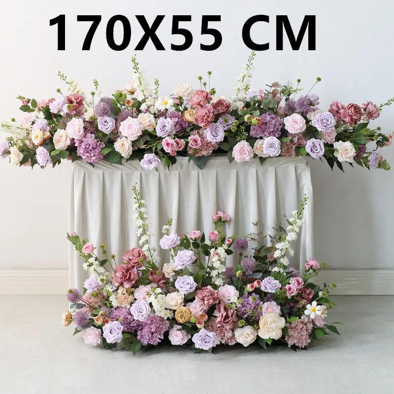 arrangement de fleurs artificielles pour décoration de mariage et événements - vue 2 sur 12