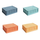 Collapsible Desktop Storage Box, Student Cosmetics Basket, Simplicity, Household, Dormitory, Stationery, Sundry, Small