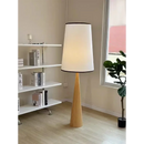 Lampadaire japonais au design Nordique en bois Wabi-sabi