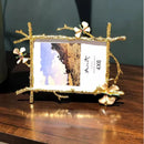 Golden Metal Pictures Frame, Photo Albums, Home Decor, Fashion, RNordic Style, XC068, 6 ", 7", 8 ", 10"