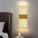 applique murale led nordique en acrylique doré brossé décoration intérieure