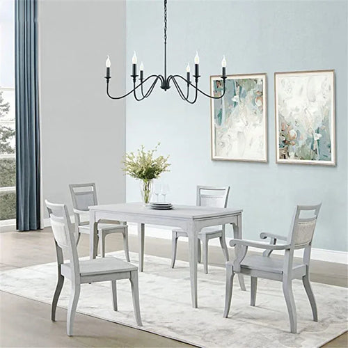 Minimalist American retro iron chandelier vantage pendant light - vue 3 sur 7