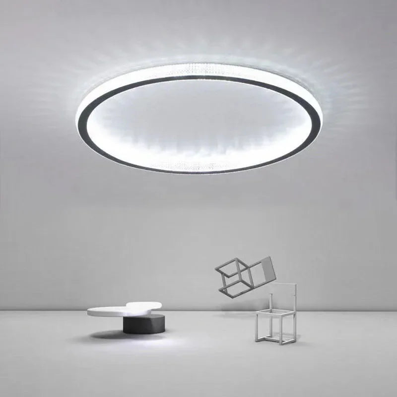 lustre plafond moderne à leds pour intérieur décoratif - vue 6 sur 12