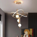 Minimalist post-modern chandelier for elegant interior decor