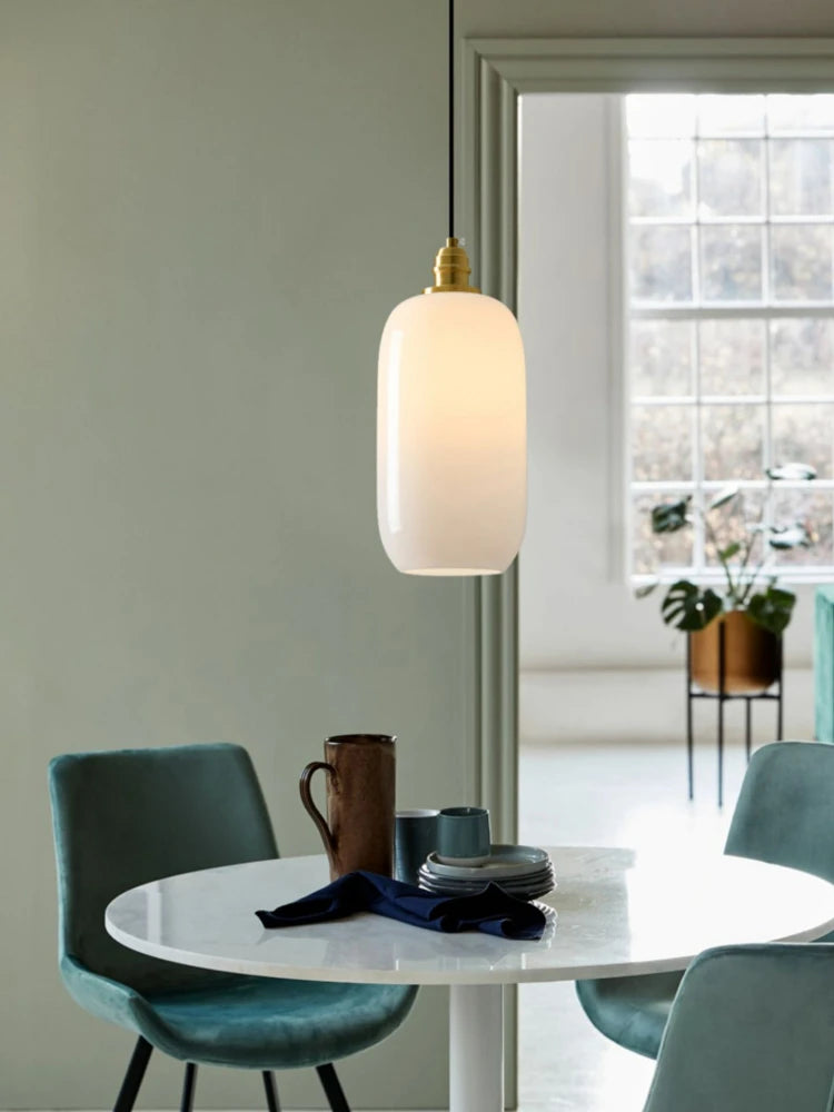 lustre artistique en verre pour une ambiance élégante - vue 5 sur 7