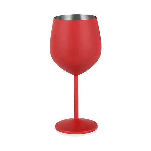 Verre vin inox incassable style europeen 500 ml