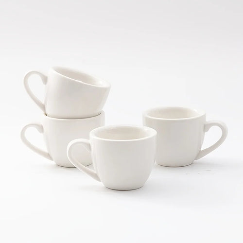lot de 4 tasses expresso ceramique demitasse anses